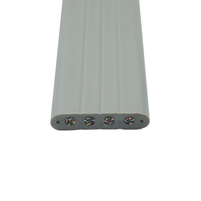 ইস্পাত তার এবং 4 Cat6 প্যাচ তারের সঙ্গে লিফট ফ্ল্যাট তারের