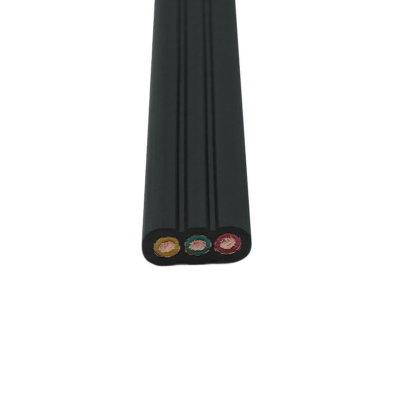 কপার কোর পিভিসি ইনসুলেটেড পিভিসি শিথ শিল্ডেড এলিভেটর ফ্ল্যাট ক্যাবল