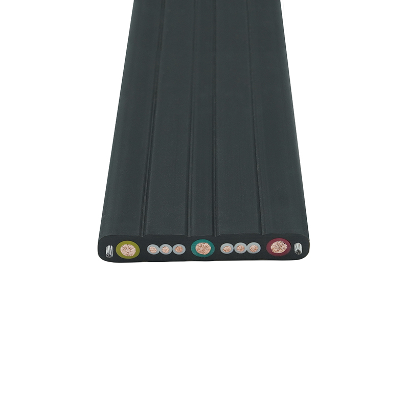 স্টীল তারের সঙ্গে যৌগিক খাপ ক্রেন ভ্রমণ ফ্ল্যাট তারের