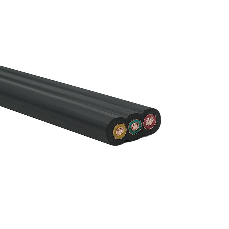 কপার কোর পিভিসি ইনসুলেটেড পিভিসি শিথ শিল্ডেড এলিভেটর ফ্ল্যাট ক্যাবল