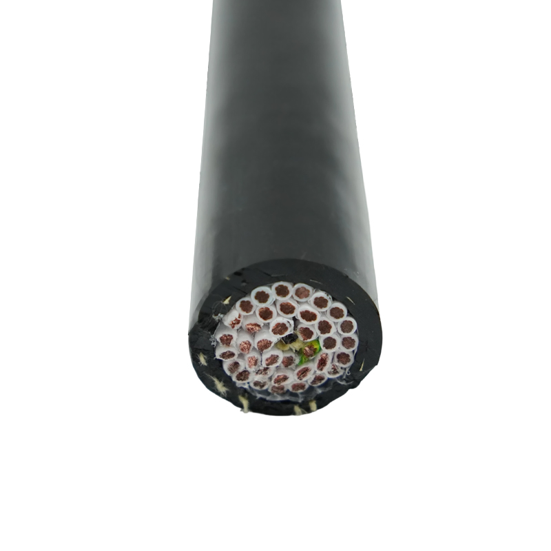 TPU ডুয়াল-শীথ ওয়াটারপ্রুফ ক্রেন রিলিং ক্যাবল