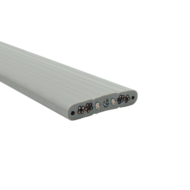 স্টিলের তারের সাথে কপার কোর পিভিসি ইনসুলেটেড পিভিসি শিথ লিফট ফ্ল্যাট কেবল