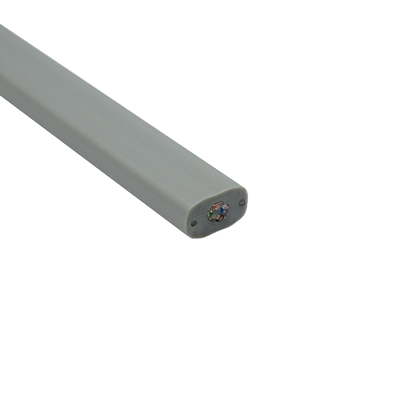 স্টিল ওয়্যার এবং 1 Cat6 প্যাচ ক্যাবল সহ লিফট ফ্ল্যাট কেবল