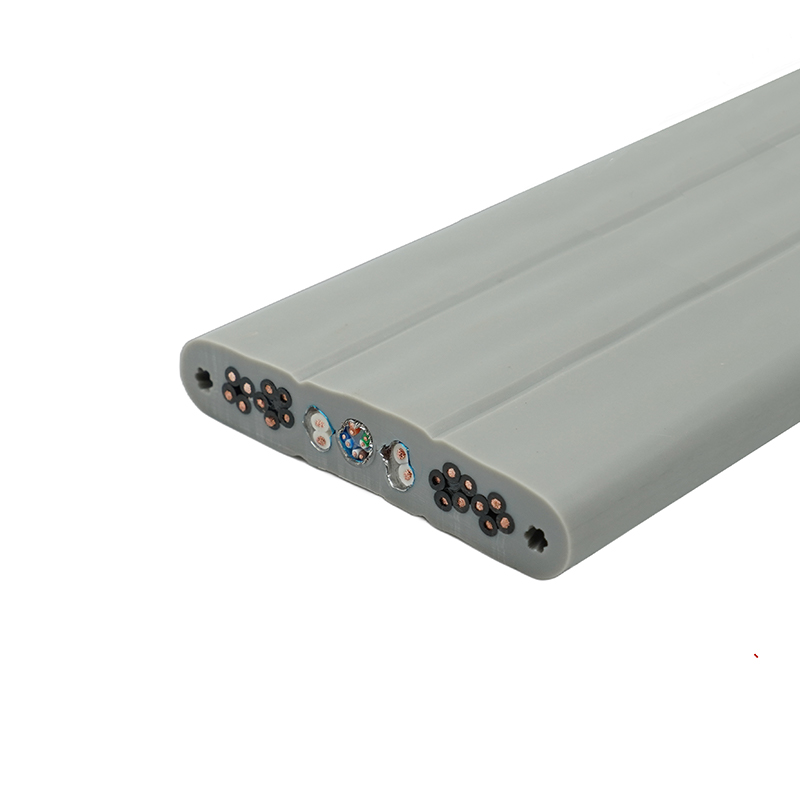 স্টিলের তারের সাথে কপার কোর পিভিসি ইনসুলেটেড পিভিসি শিথ লিফট ফ্ল্যাট কেবল