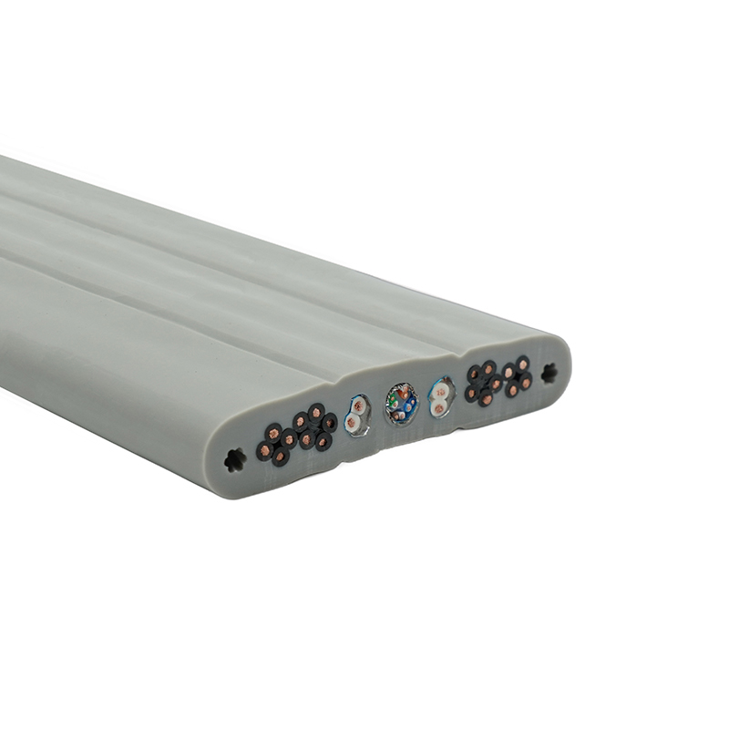 স্টিলের তারের সাথে কপার কোর পিভিসি ইনসুলেটেড পিভিসি শিথ লিফট ফ্ল্যাট কেবল