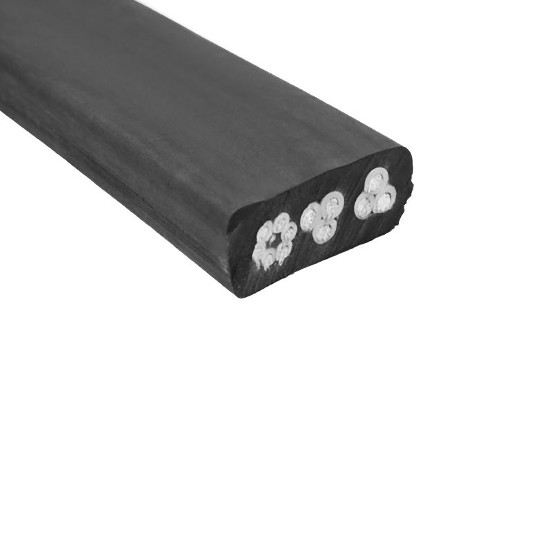 মাঝারি ফ্ল্যাট সাধারণ রাবার কেবল